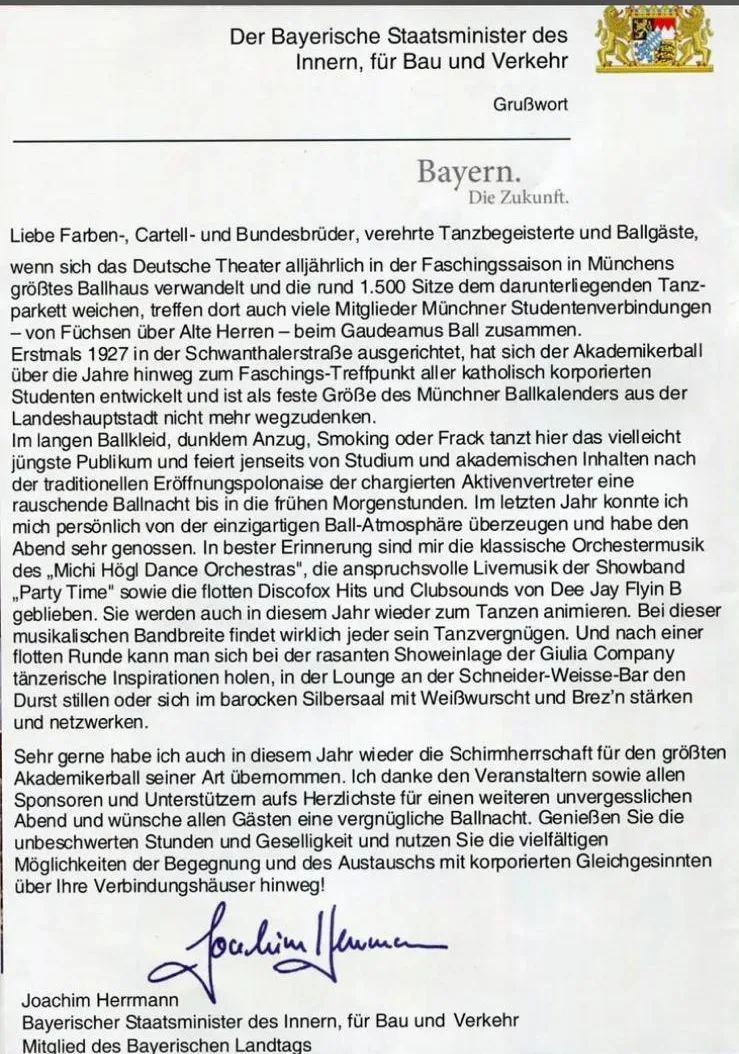 Grusswort Joachim Herrman ergebnis